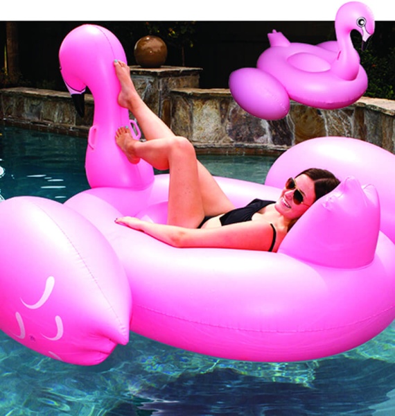 Swimmingpool Jumbo Flamingo